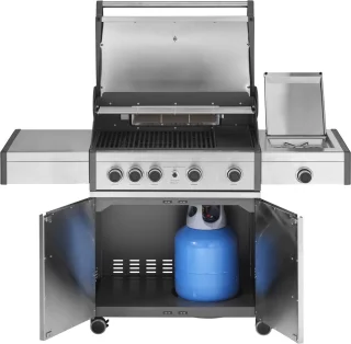 Grandpro Pro Elite barbecue grillbody met infrarood en zijbrander