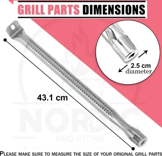 Grill branders voor Napoleon Prestige 500 gasgrill - Merkloos