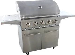 Grilluxe RVS gasbarbecue 5 branders
