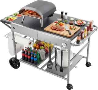 Grillwagen - Verrijdbare Grilltafel