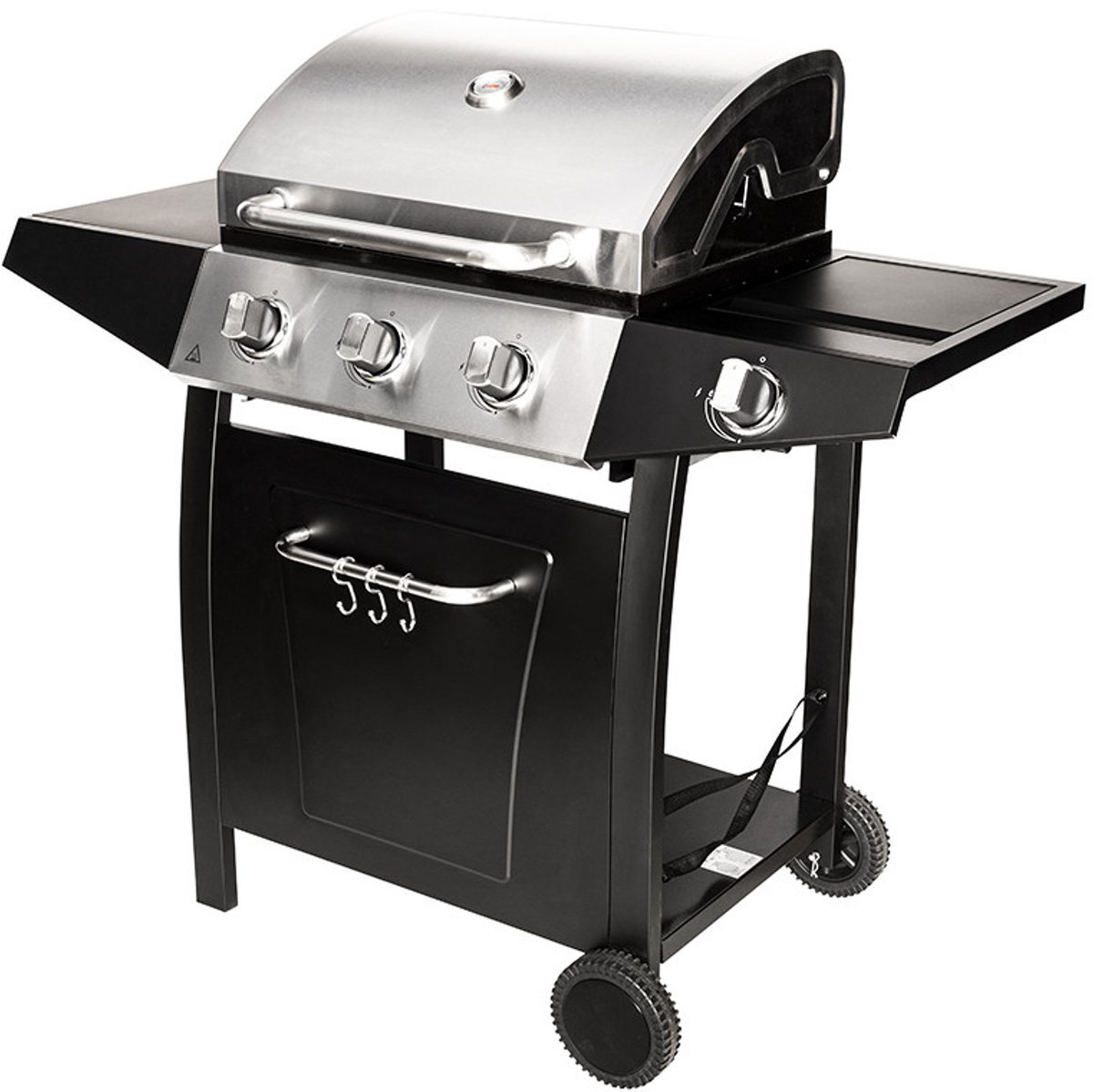 De HARLEM 3-pits gasbarbecue in één oogopslag