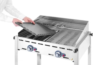 HENDI Barbecue 2 Branders RVS 11,6kW