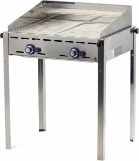 HENDI Barbecue 2 Branders RVS 11,6kW