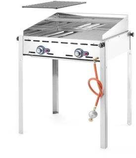 HENDI Barbecue 2 Branders RVS 11,6kW