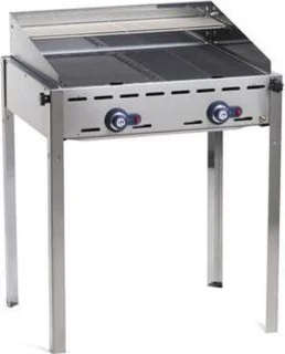 HENDI Barbecue 2 Branders RVS 11,6kW