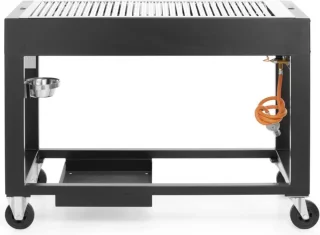 HENDI Gasbarbecue 10kW Zwart