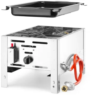 HENDI Gasbarbecue Compact RVS 5,8 kW