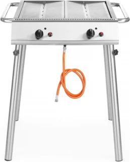 HENDI Gasgrill 2 Branders Roestvrij Staal 770x710x870 mm