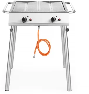 HENDI Gasgrill 2 Branders Roestvrij Staal 770x710x870 mm