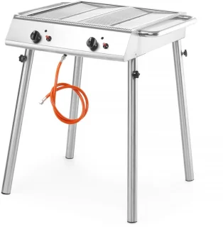 HENDI Gasgrill 2 Branders Roestvrij Staal 770x710x870 mm