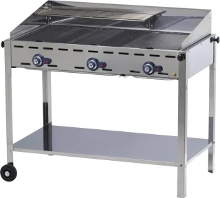 HENDI Green Fire barbecue 3 branders