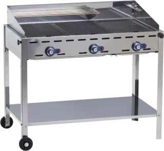 HENDI Green Fire barbecue 3 branders