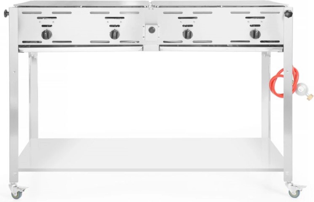 De HENDI Grill-Master Quattro 4 Branders RVS in één oogopslag