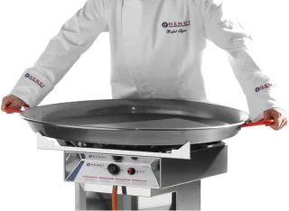 HENDI Paella barbecue 600 mm roestvrij staal