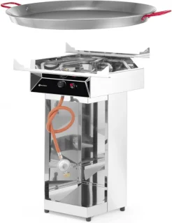 HENDI Paella Barbecue 7kW ø800 mm RVS
