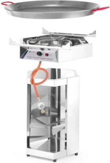 HENDI Paella Barbecue 7kW ø800 mm RVS