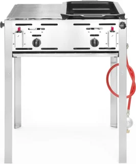 HENDI Roast-Master Maxi gasbarbecue roestvast staal