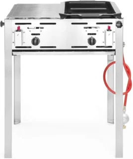 HENDI Roast-Master Maxi gasbarbecue roestvast staal