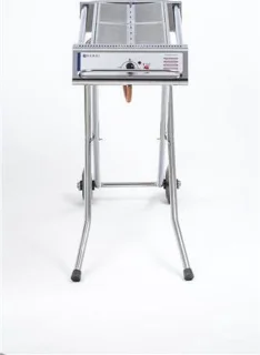 HENDI Roestvrijstalen barbecue 7,5kW inklapbaar verrijdbaar