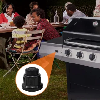 JGS Premium Knop en Reservedoppen Set voor Gasbarbecue