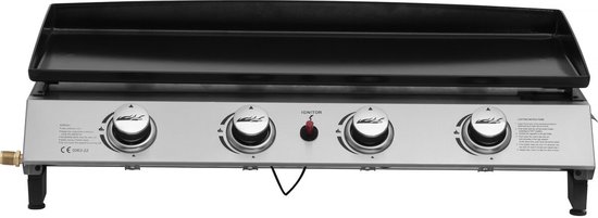 Jolly Plancha Gas BBQ 4 Branders 10 kW Grijs review