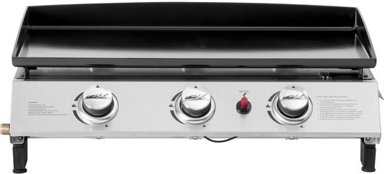 Jolly Plancha Gasbarbecue 3 Branders Grijs review