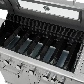Juskys BBQ Minnesota 7-Pits RVS Gasgrill