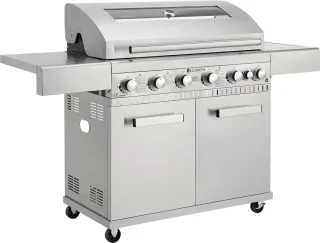 Juskys BBQ Minnesota 7-Pits RVS Gasgrill