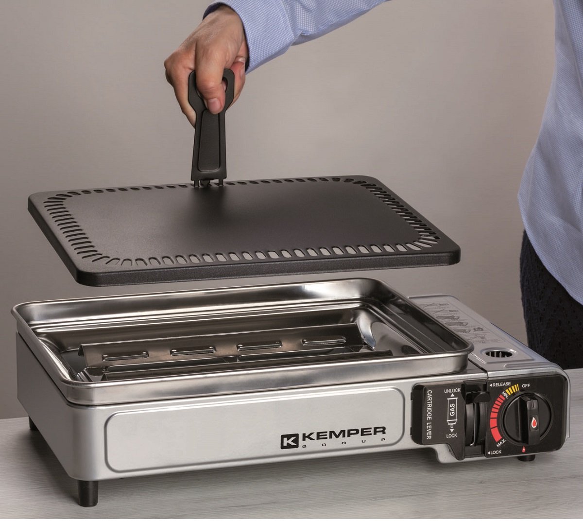 Wat vinden we goed aan de Kemper Plancha grill draagbaar met koffer