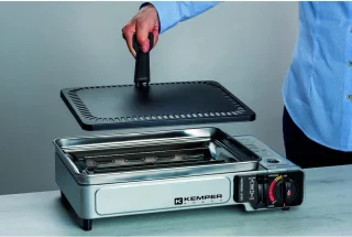 Kemper Smart Grill Plancha - draagbare gasbarbecue
