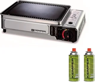 Kemper Smart Grill Plancha - draagbare gasbarbecue