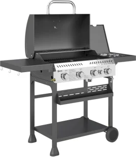 Killogood Gasbarbecue 135 x 55 x 103 cm Zwart