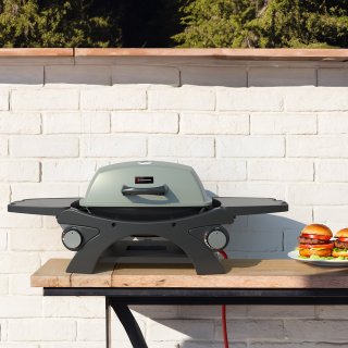 KitchenBrothers Gas BBQ Tafelmodel 37x48 cm Zwart
