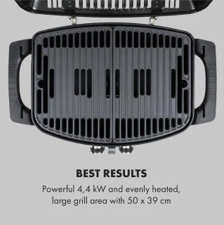 Klarstein Parforce Duo Gasbarbecue 2 Branders RVS Zwart
