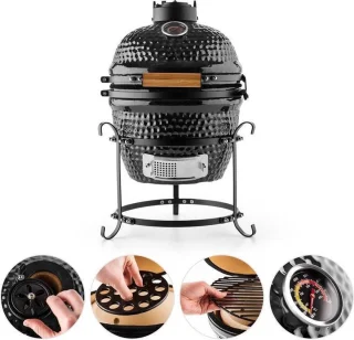 Klarstein Princesize Kamado Keramische Barbecue Zwart