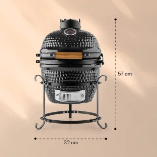 Klarstein Princesize Kamado Keramische Barbecue Zwart