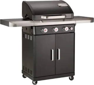 Landmann Rexon PTS 3.1 3-pits gasbarbecue zwart