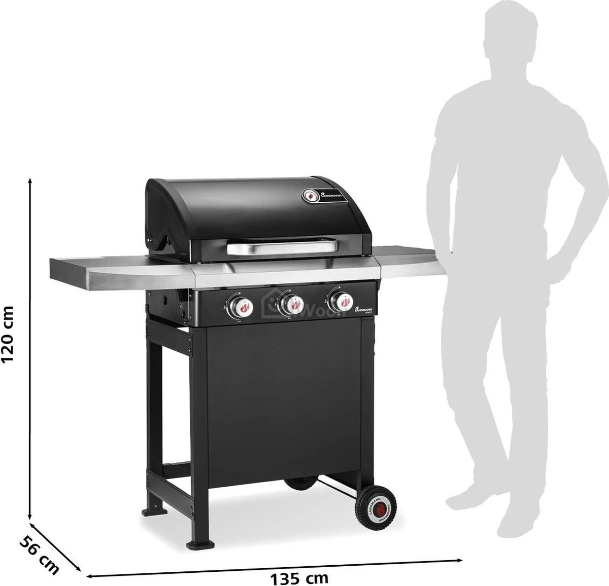 Wat vinden we goed aan de Landmann Trexon PTS 3.1 GasBBQ 4 branders Zwart