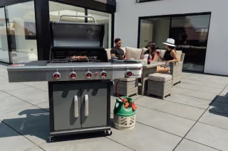 Landmann Triton MaxX PTS 4.1 GasBBQ Zilver