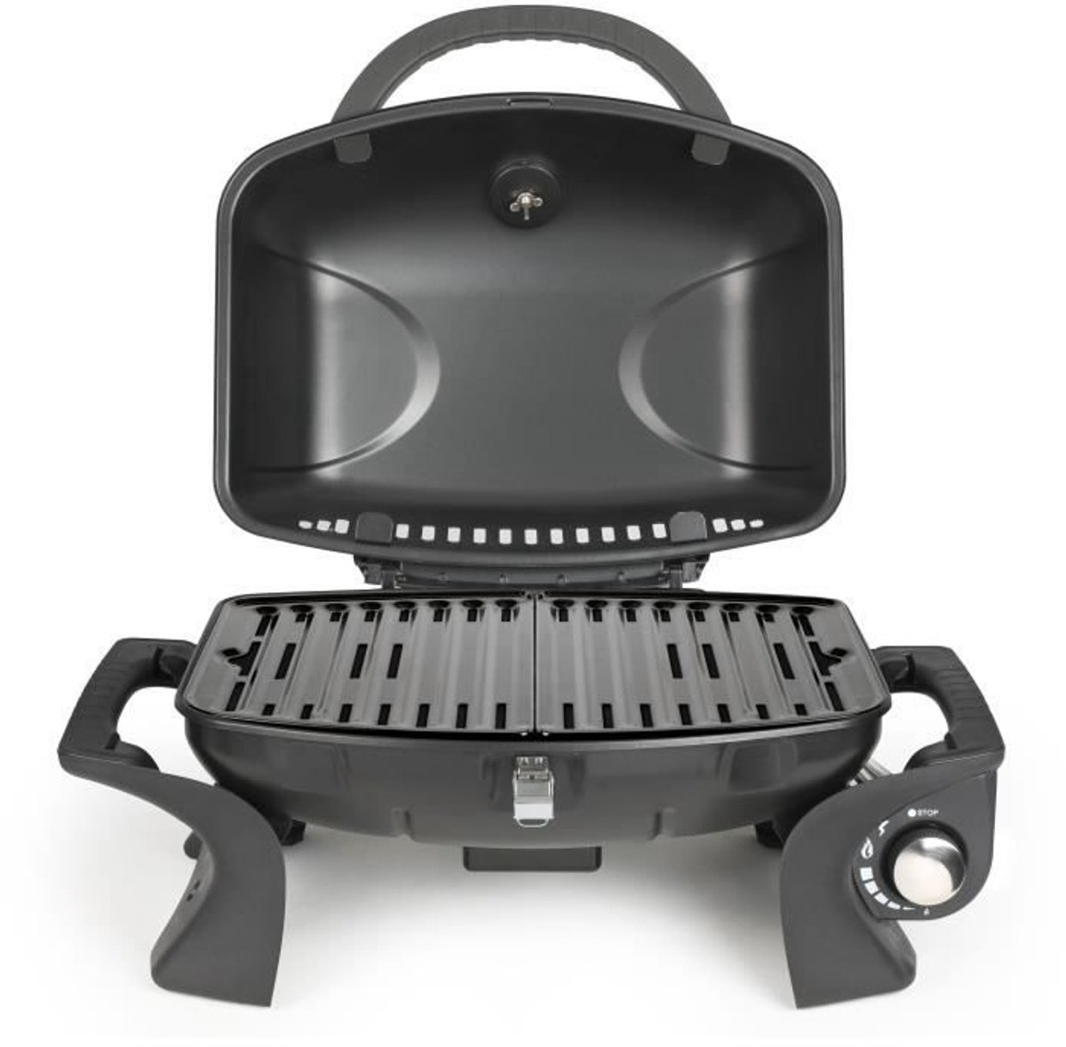 De LIVOO DOC275 draagbare gasbarbecue staal 50x37,5 cm in één oogopslag
