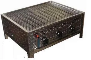 Meister Solide RVS Gas BBQ met Onderstel 12 kW