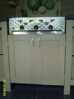 Meister Solide RVS Gas BBQ met Onderstel 12 kW