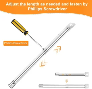 Merkloze universele BBQ-gasbrander (3 stuks)