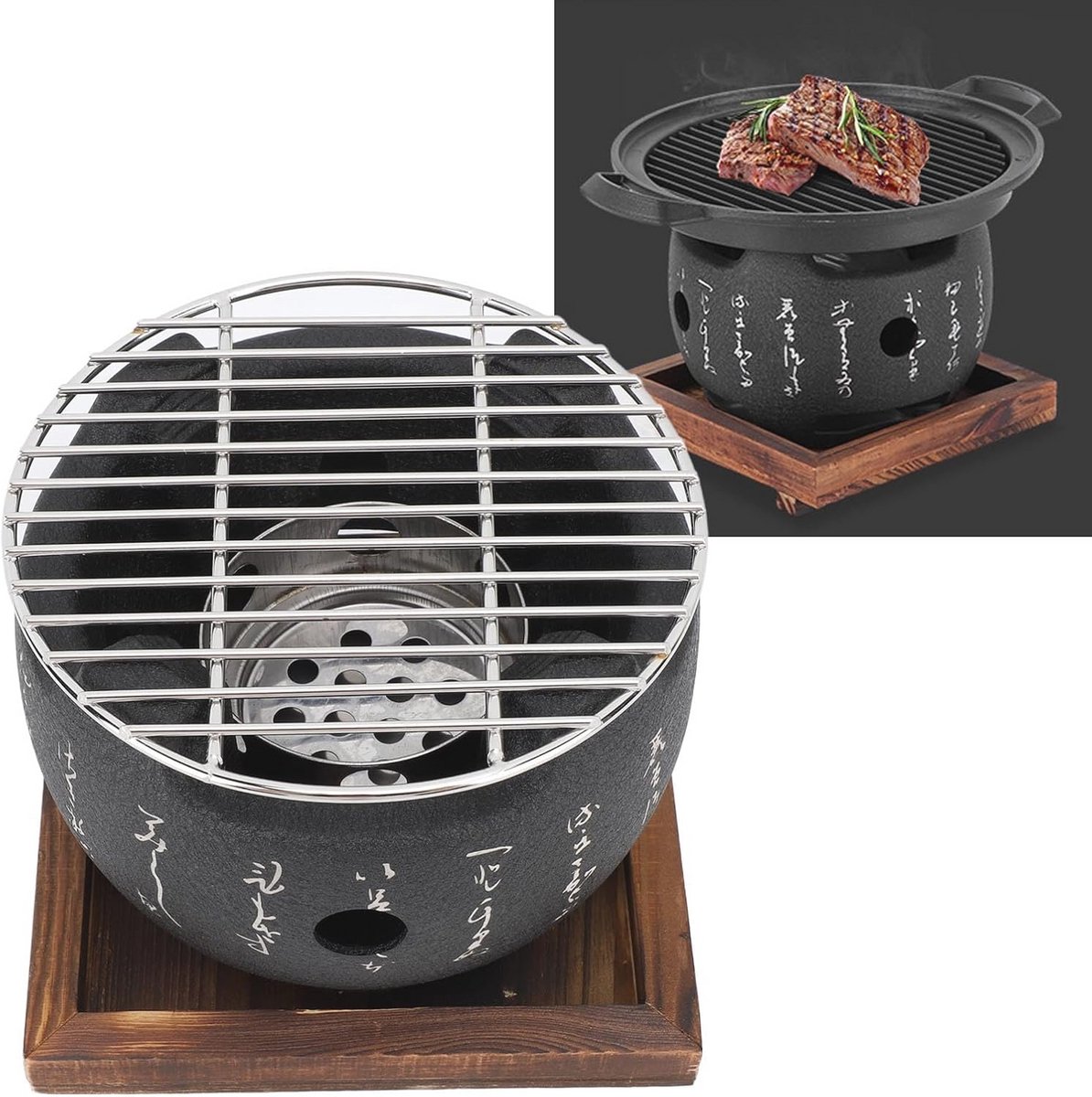 Wat vinden we goed aan de Mini BBQ Grill Aluminium Draagbaar Houtskool