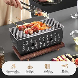 Mini Hibachi houtskoolbarbecue Japanse stijl