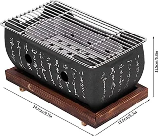 Mini Hibachi houtskoolbarbecue Japanse stijl