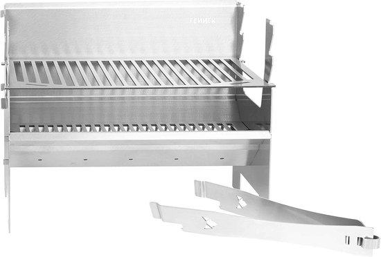Mobiele RVS Houtskoolgrill Camping & Outdoor