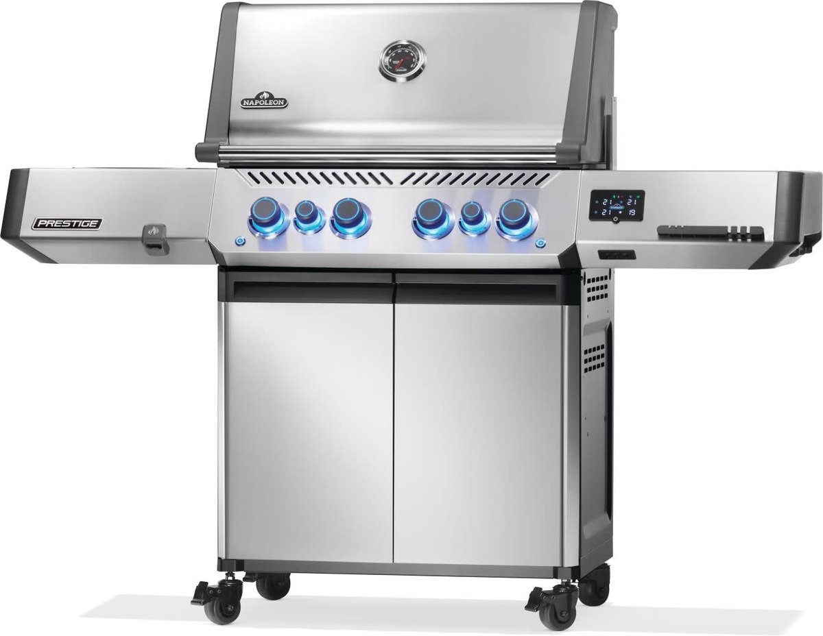 De Napoleon Prestige 500 Connected RVS BBQ in één oogopslag