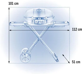 Napoleon TravelQ PRO 285X gasbarbecue