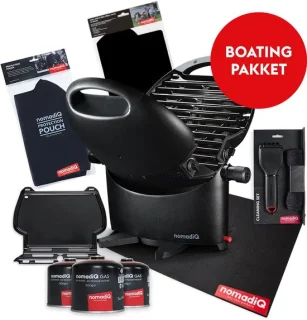 nomadiQ BOATING gasbarbecue pakket